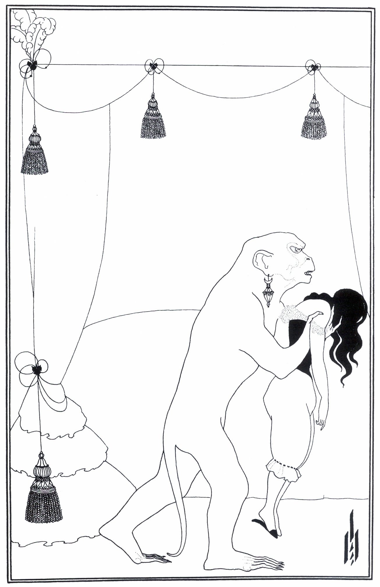 Aubrey_Beardsley_-_E#6A4E53